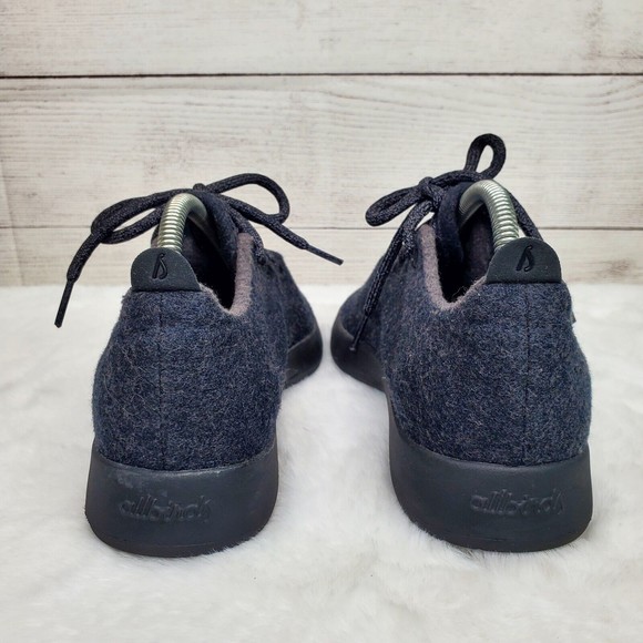 Allbirds Black Wool Runners Sneaker Women's Size 7 - Picture 3 of 8